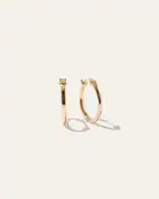 Midi Hoops in Gold Vermeil | Quince