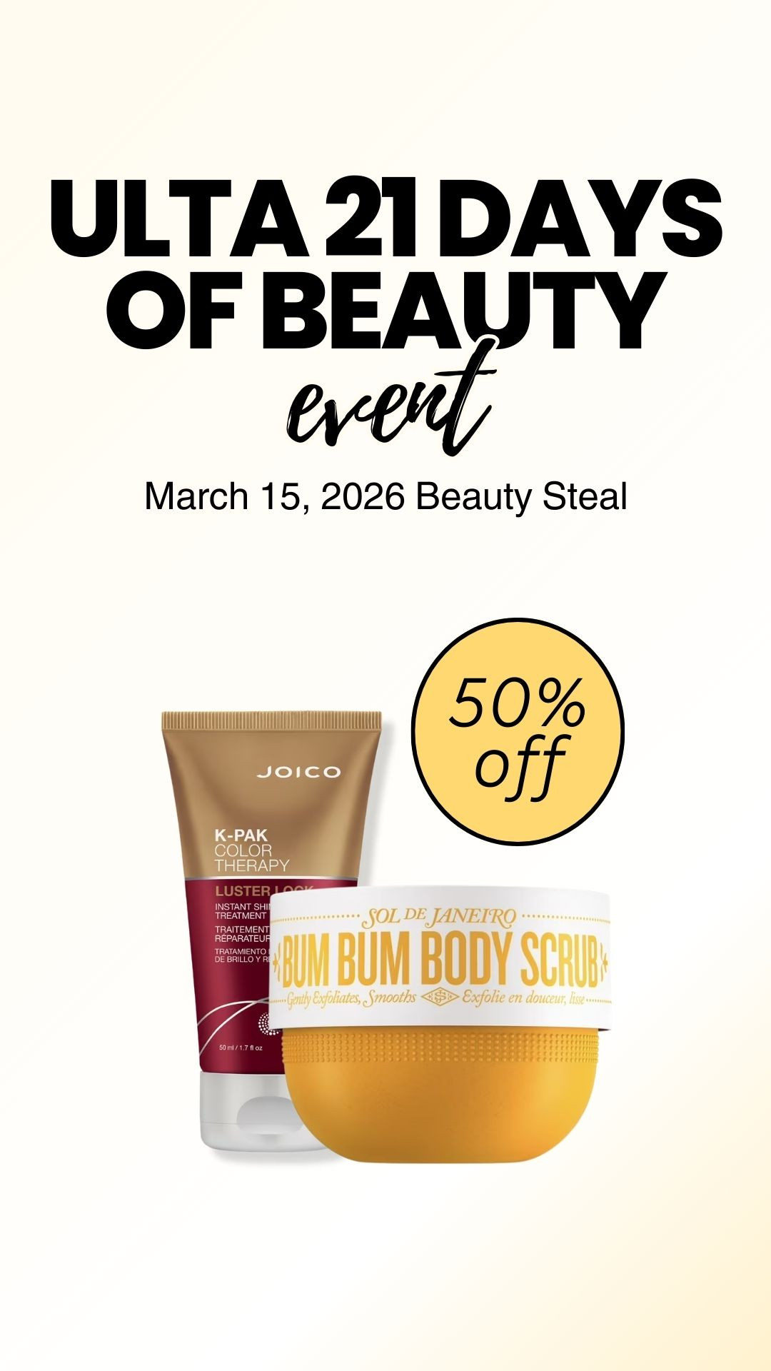 Ulta 21 Days Of Beauty picks of the day. Get 50% off select products during the sale event. 

 #bodycare #relaxedhair #hairtreatment #haircare 

#LTKSaleAlert #LTKBeauty