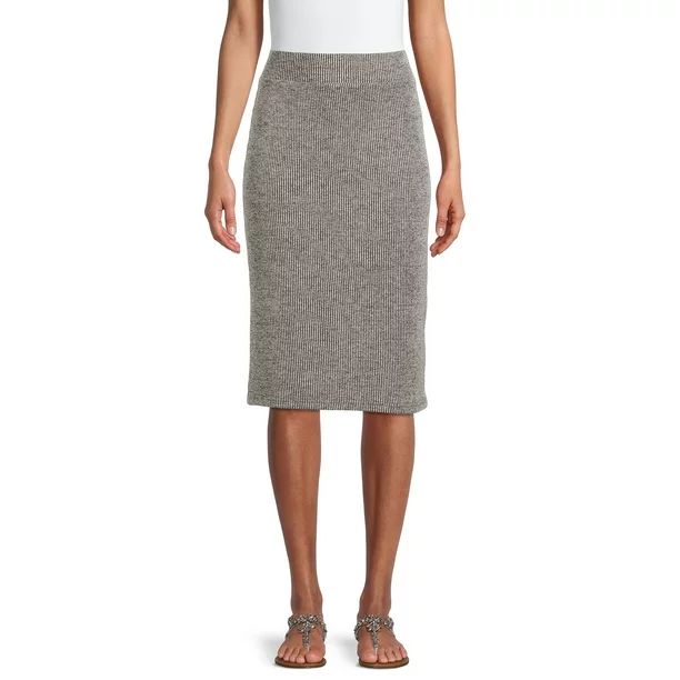 Time and Tru - Time and Tru Women's Coordinating Sweater Skirt - Walmart.com | Walmart (US)