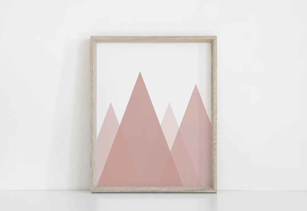 DIGITAL DOWNLOAD • Blush Pink Printable Wall Art • Girls Room Decor • Nursery Decor Girl Bo... | Etsy (US)