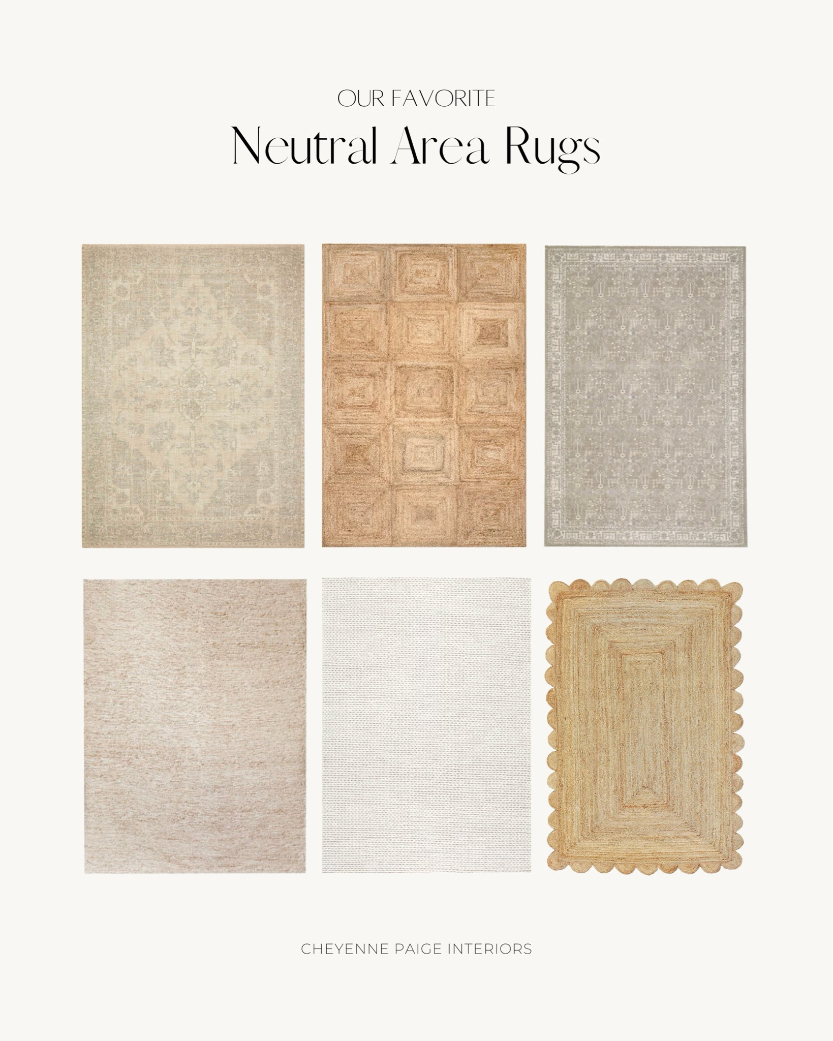 Neutral area rugs. Living room rugs. Dining room rugs. Bedroom rugs. Neutral bedroom rugs. Neutral living room rugs. Area rugs. 
#LTKHome #InteriorDesign #LTKHomeFinds 