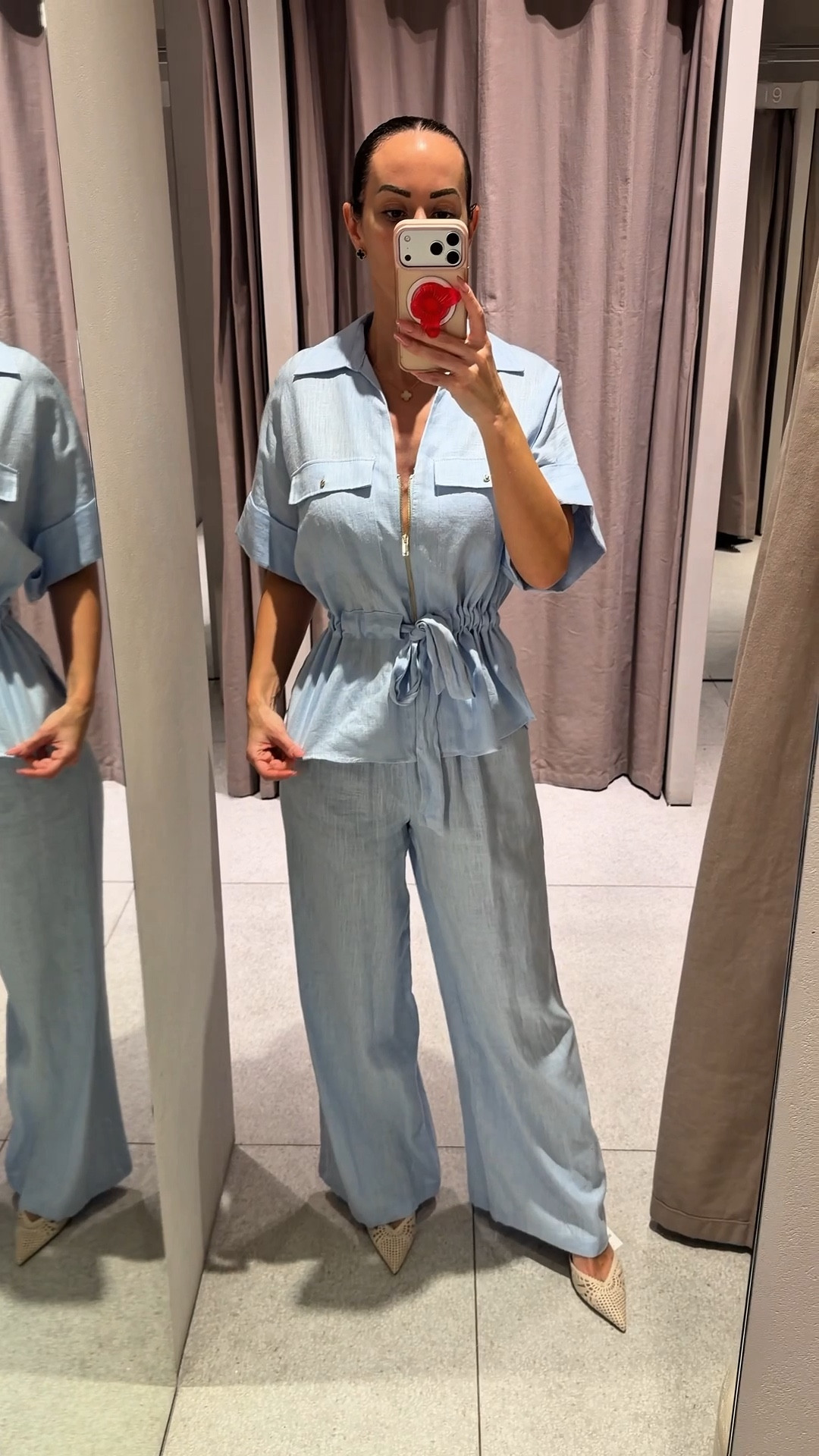 CODES: 8120/734/406 & 7970/734/406

The @Zara pant set you need for summer 😍 pastel blue is trending right now. I bought this set in white a couple years ago and I can’t tell you the amount of times I’ve worn it 🔥such an easy way to look put together. 

I can’t link Zara so I have linked alternatives 

#LTKTall #LTKootd
