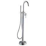 LessCare LS5B Freestanding Bathtub Faucet in Brushed Nickel Finish, Grey | Amazon (US)