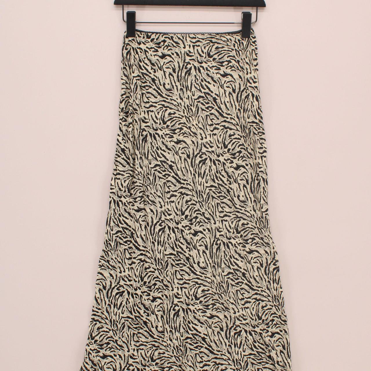 Rixo Women's Maxi Skirt - Tan | Depop UK