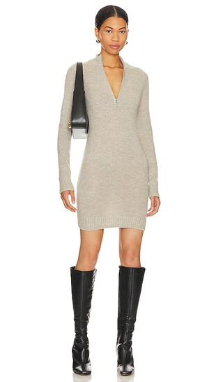 Anthea Sweater Dress in Heather Grey | Revolve Clothing (Global)