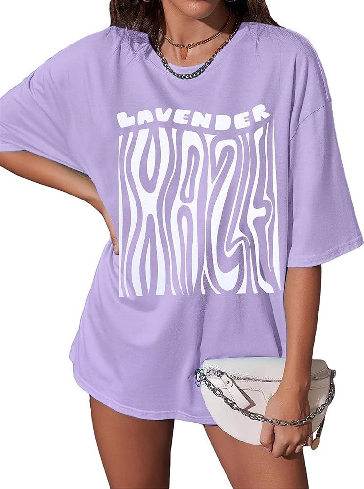Concert Shirt Women Oversized Tshirt Fans Gift Top Music Lovers T Shirt Causal Short Sleeve Tops | Amazon (US)