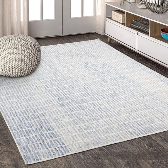 Natural Weave Capitola Geometric Tufted Blue Geomatric Area Rugs, 8' x 10', Non-Slip Backing | Walmart (US)