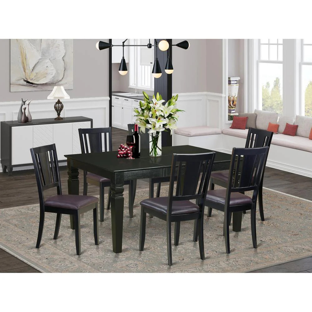 7 Pc dinette set -Kitchen Table and 6 Dining Chairs | Shop Simon