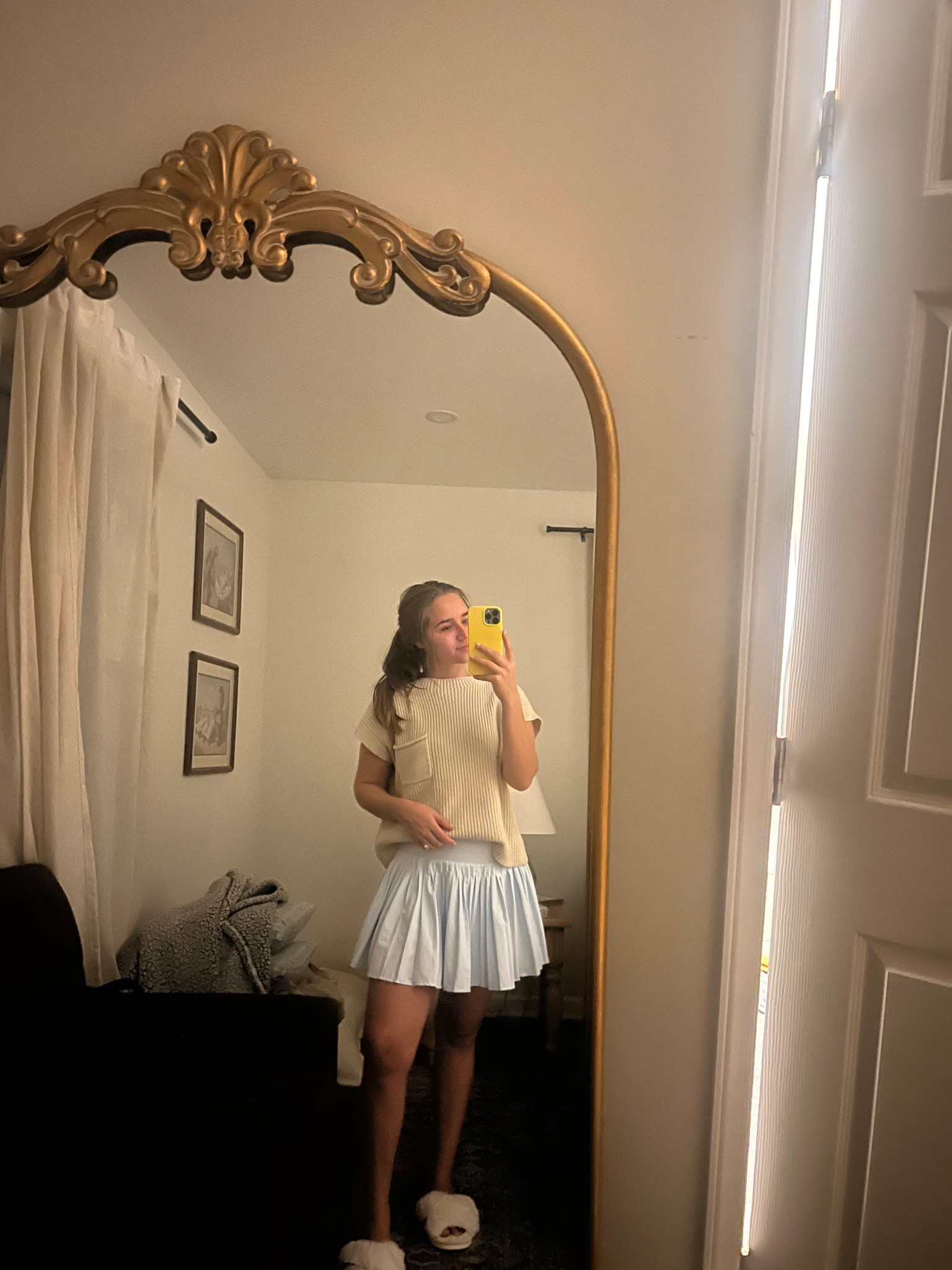 Cozy outfit. Skirt ideas. Outfit ideas .

#LTKFindsUnder50 #LTKHome #LTKStyleTip