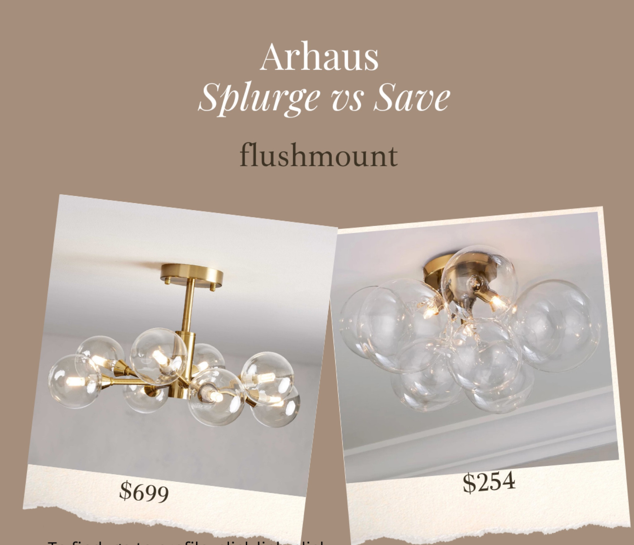 Gorgeous arhaus inspired Flushmount! 

#LTKhome #LTKsalealert #LTKFind