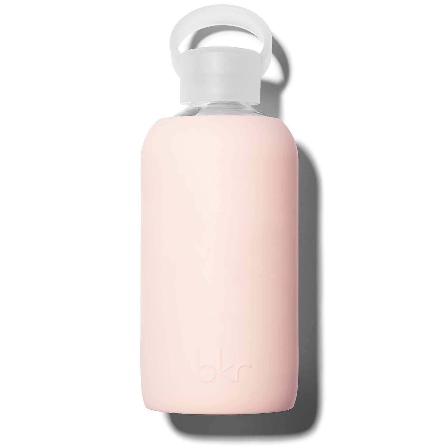 bkr Glass Water Bottle - Luxury BPA Free Water Bottle, Smooth Silicone Sleeve - Tutu - Opaque Bal... | Amazon (US)