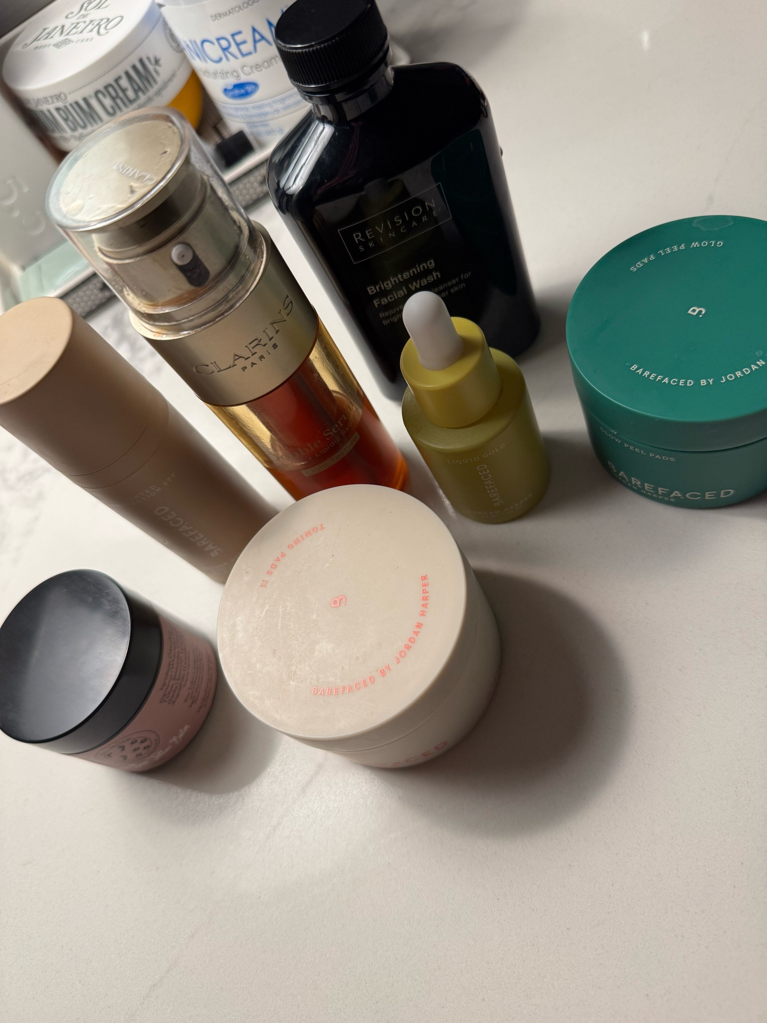 My daytime/nighttime skincare routine I swear by. My skin has changed so much since switching my skincare to these products! The only step I skip at nighttime is the sunscreen! I also only use the glow peel pads 1-2 x a week! #skincare

#LTKBeauty