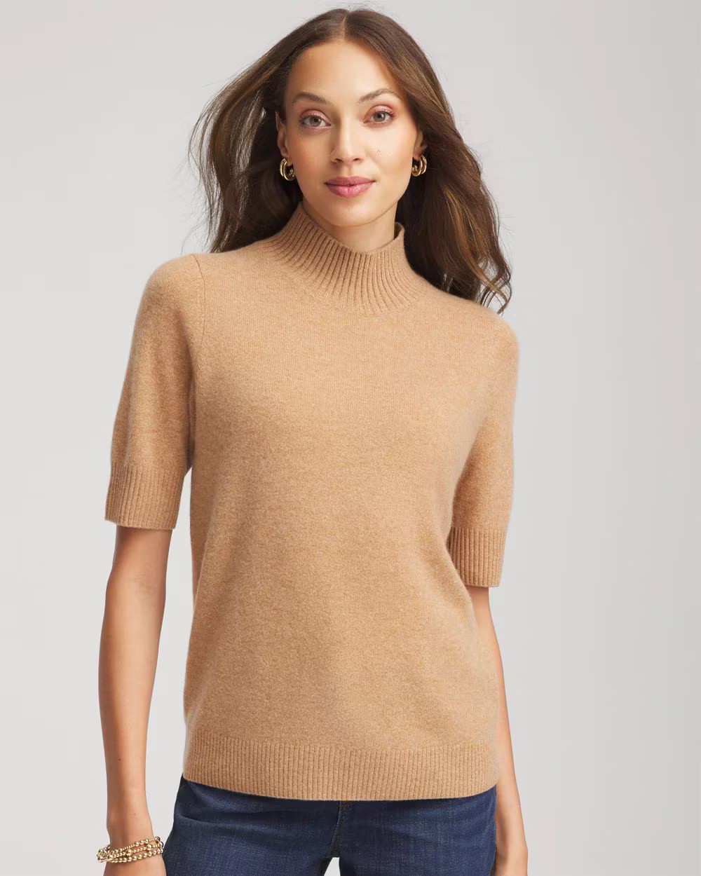 Cashmere Elbow-Sleeve Sweater | Chico's