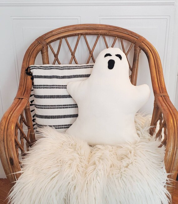 Ghost Pillow Ivory Ghost Plush Halloween Ghost Pillow - Etsy | Etsy (US)