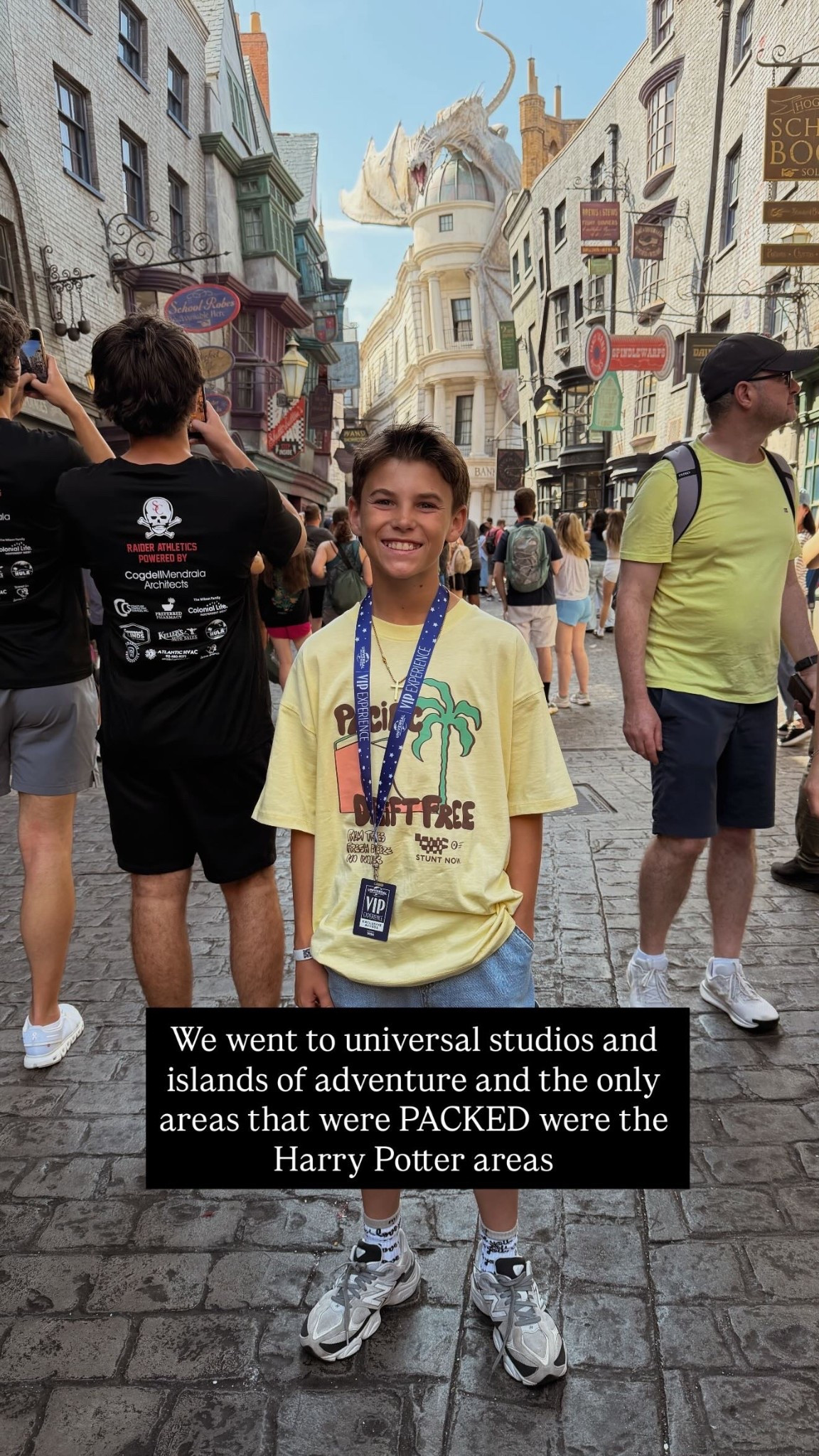 We went to universal studios and islands of adventure and the only areas that were PACKED were the Harry Potter areas