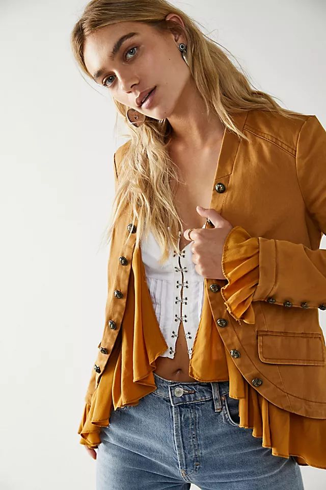 Ruffles Romance Jacket | Free People (Global - UK&FR Excluded)