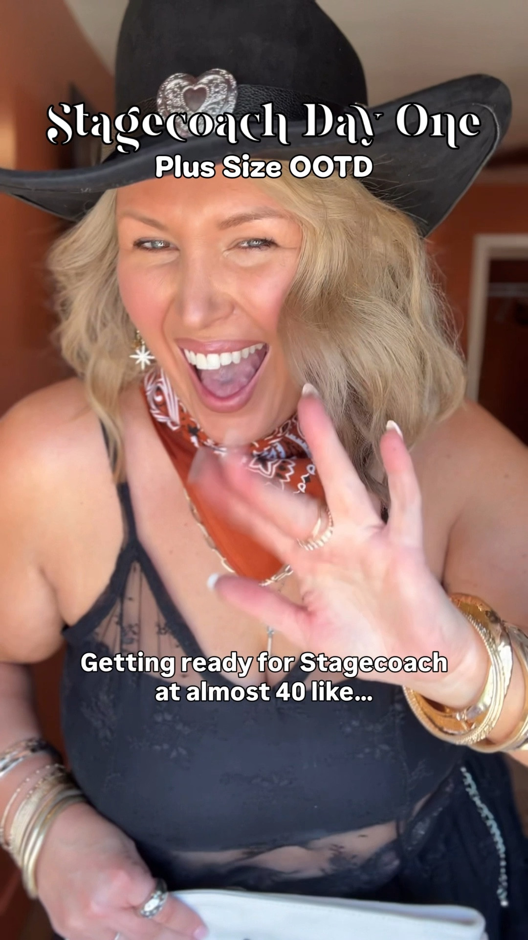 Day 1 plus size ootd for stagecoach!! Wearing a 20 in the shorts and a 3x in the bra top, and a 2x in the lace top! THRIVED in this outfit! Wearing a 3x in the soft pants and tee, and a 2 in the cardigan!

#LTKFestival #LTKPlusSize #LTKMidsize