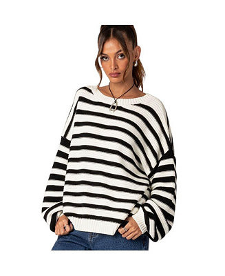 Edikted Womens Aerin Oversized Sweater - Macy's | Macy's