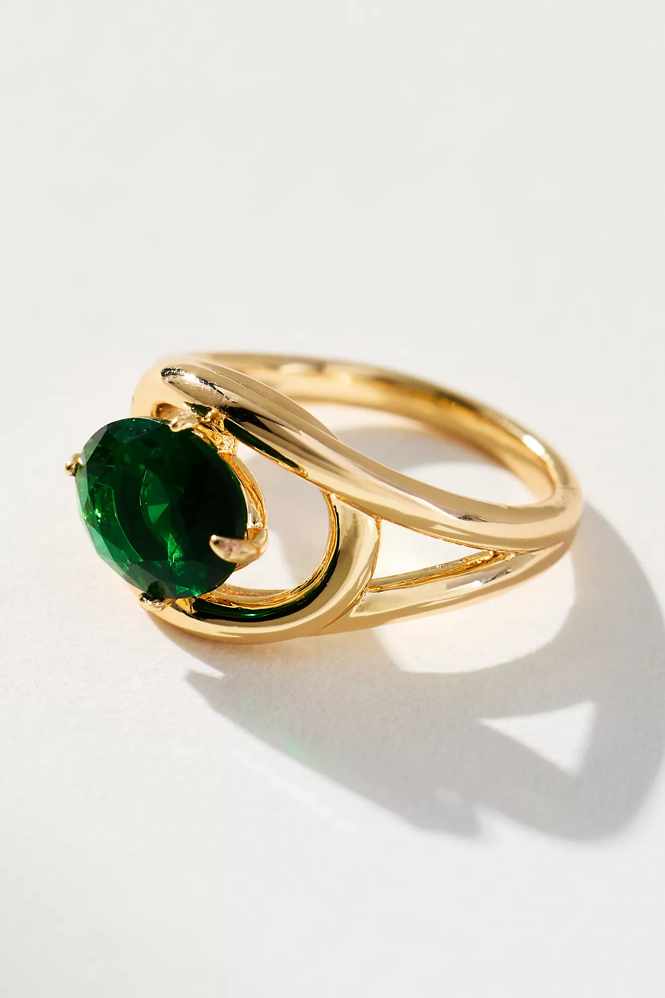 Large Stone Cocktail Ring | Anthropologie (US)