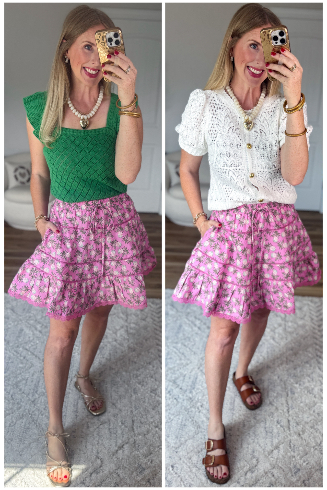 2 ways to wear this pineapple skirt from Walmart!

#LTKootd #LTKmomlife