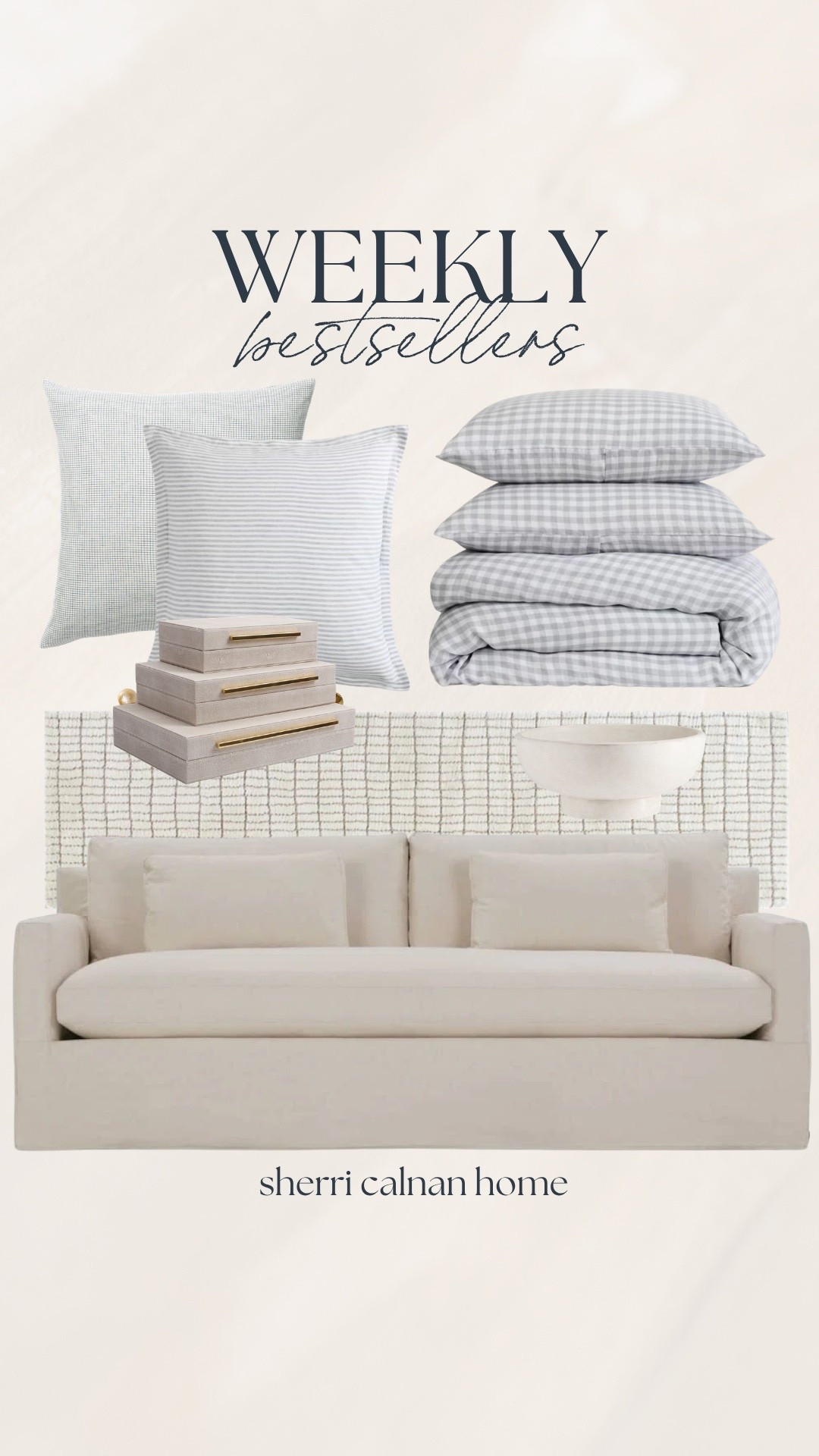 Your top picks from this week! A few of these finds are on sale right now, like the storage boxes, couch, and this terracotta bowl. All of these would provide such a nice refresh to your house for the spring season 🤍! 

#LTKSaleAlert #LTKSeasonal #LTKHome