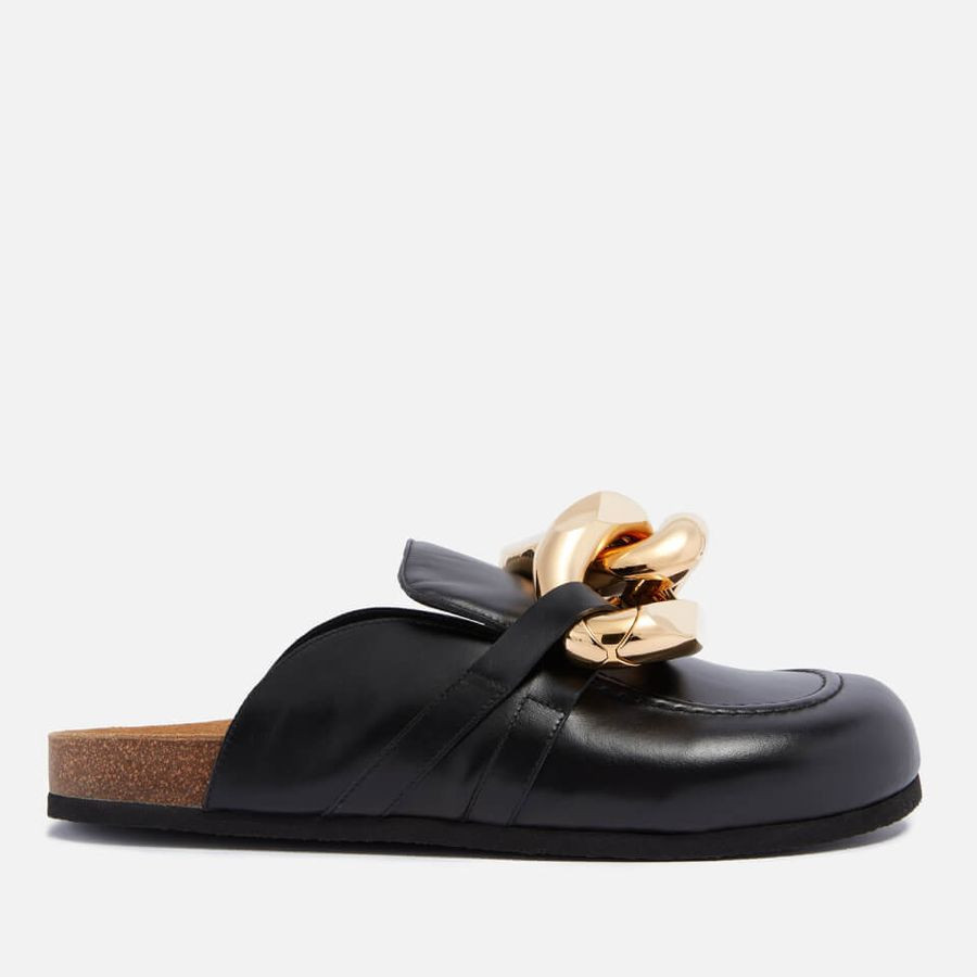 JW Anderson Chain Leather Mules | Coggles (Global)