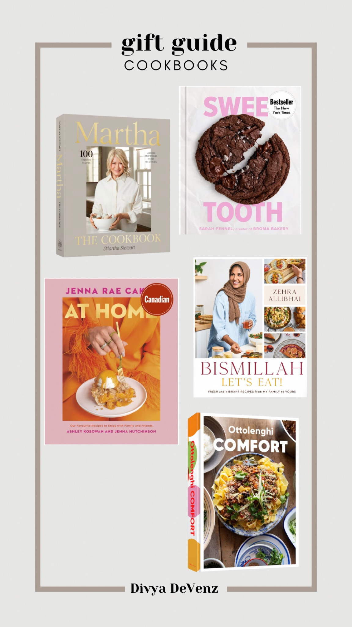Cookbooks are a great gift for neighbours, favourite things or white elephant party and are still available for quick shipping!

Whether their interests lie in hosting for parties, cooking for everyday, baking cookies or cakes, they are under $20 for kindle or under $50 or $100 in hardcover. 





#LTKfamily #LTKgiftguide #LTKsale
