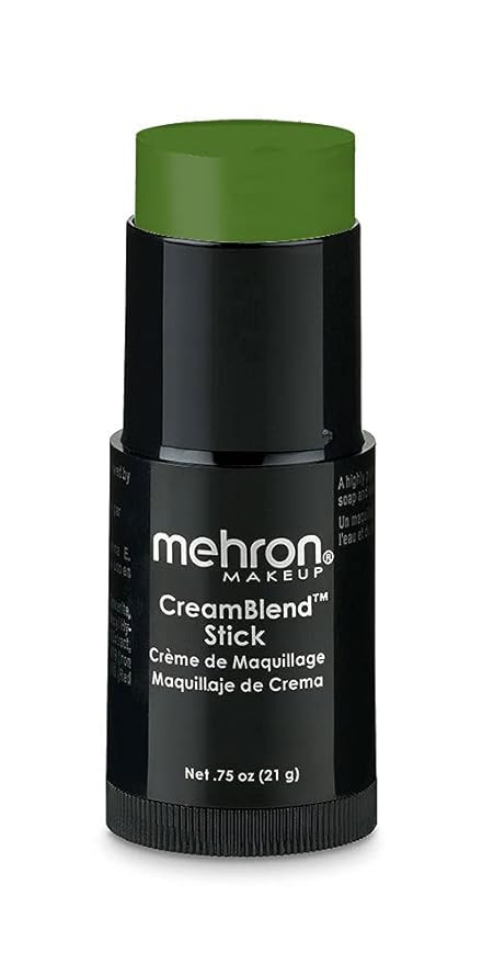 Mehron Makeup CreamBlend Stick - Body Paint (.75oz) (Green) | Amazon (US)