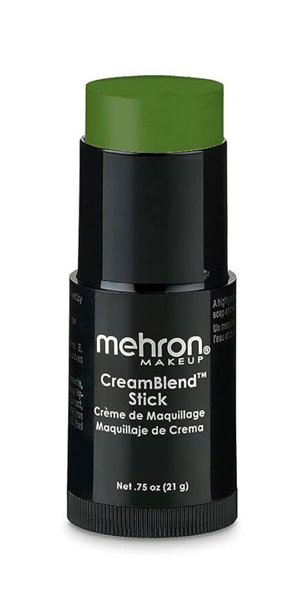 Mehron Makeup CreamBlend Stick - Body Paint (.75oz) (Green) | Amazon (US)