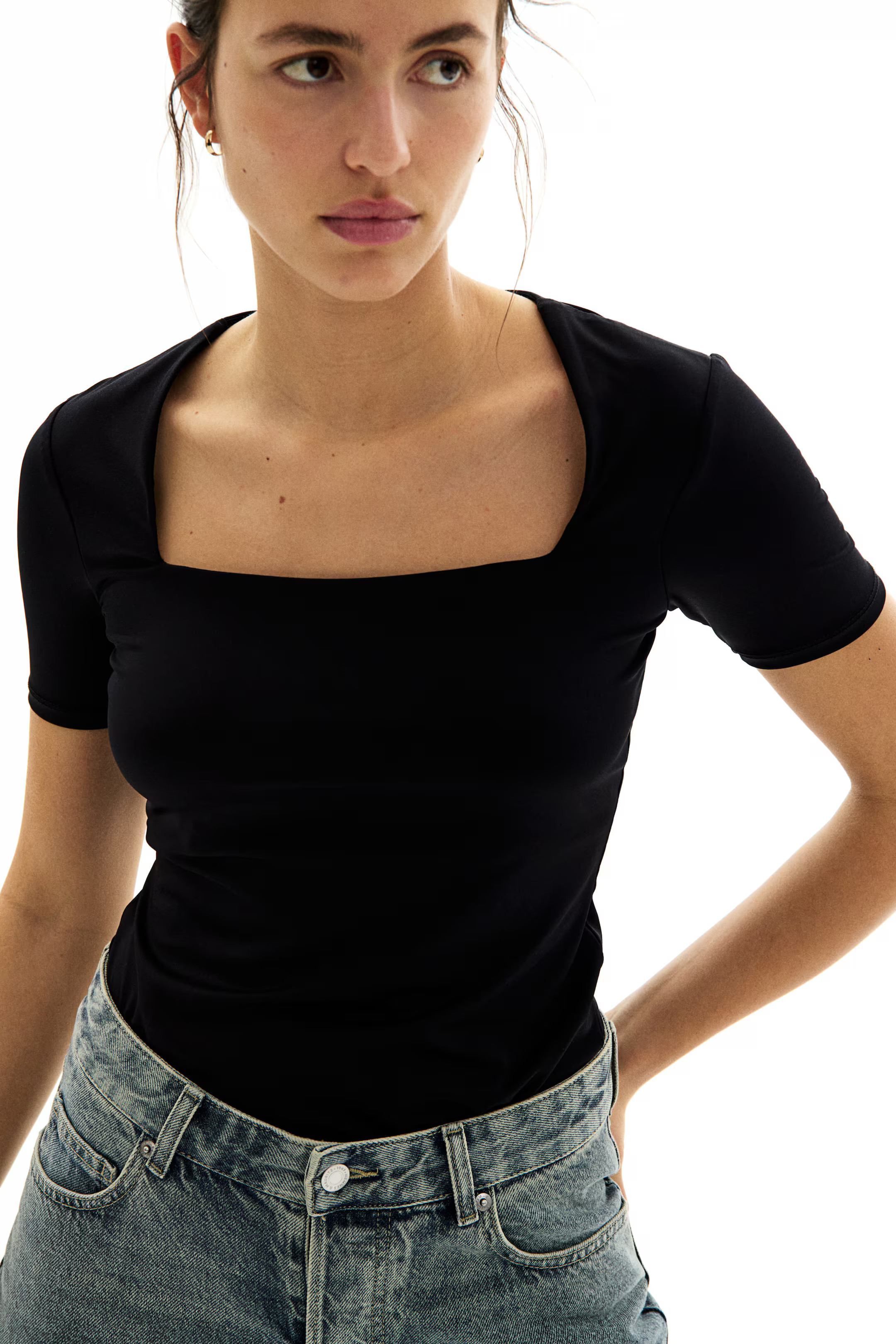 Square-Neck Top | H&M (US + CA)