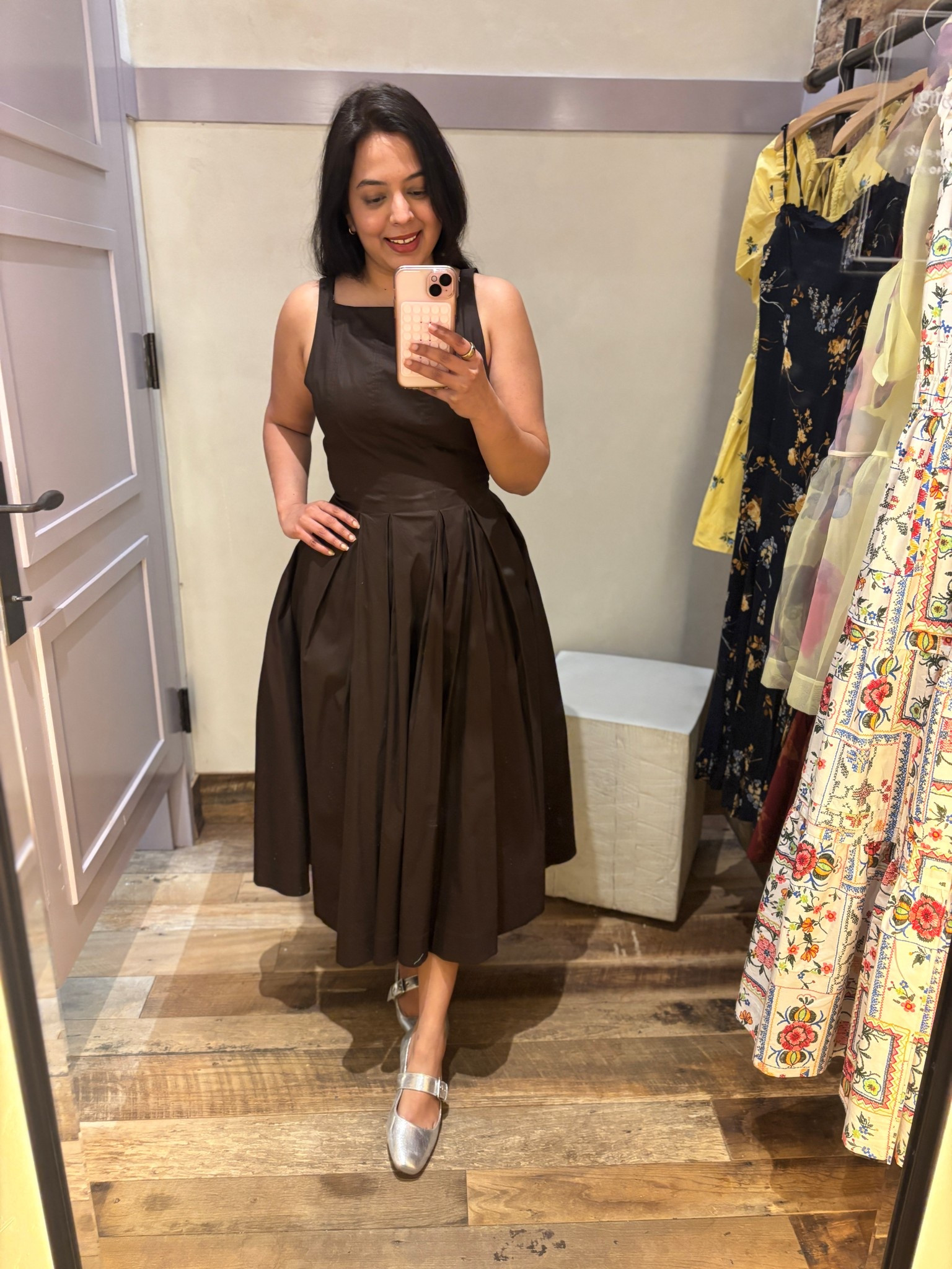black midi strapless dress Black Taffeta Midi Dress – self-portrait-US