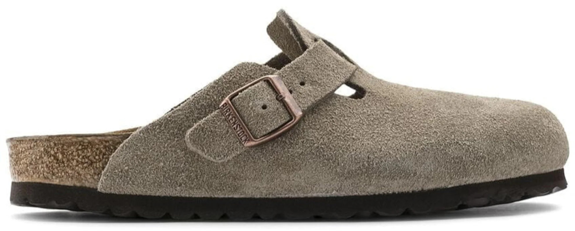 Birkenstock Boston BS Suede Taupe | Shop Simon