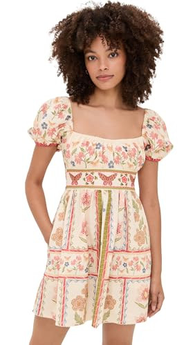 AGUA BENDITA Women's Fiore Rosal Handmade Mini Dress, Multicolor, S at Amazon Women\u2019s Clothi... | Amazon (US)
