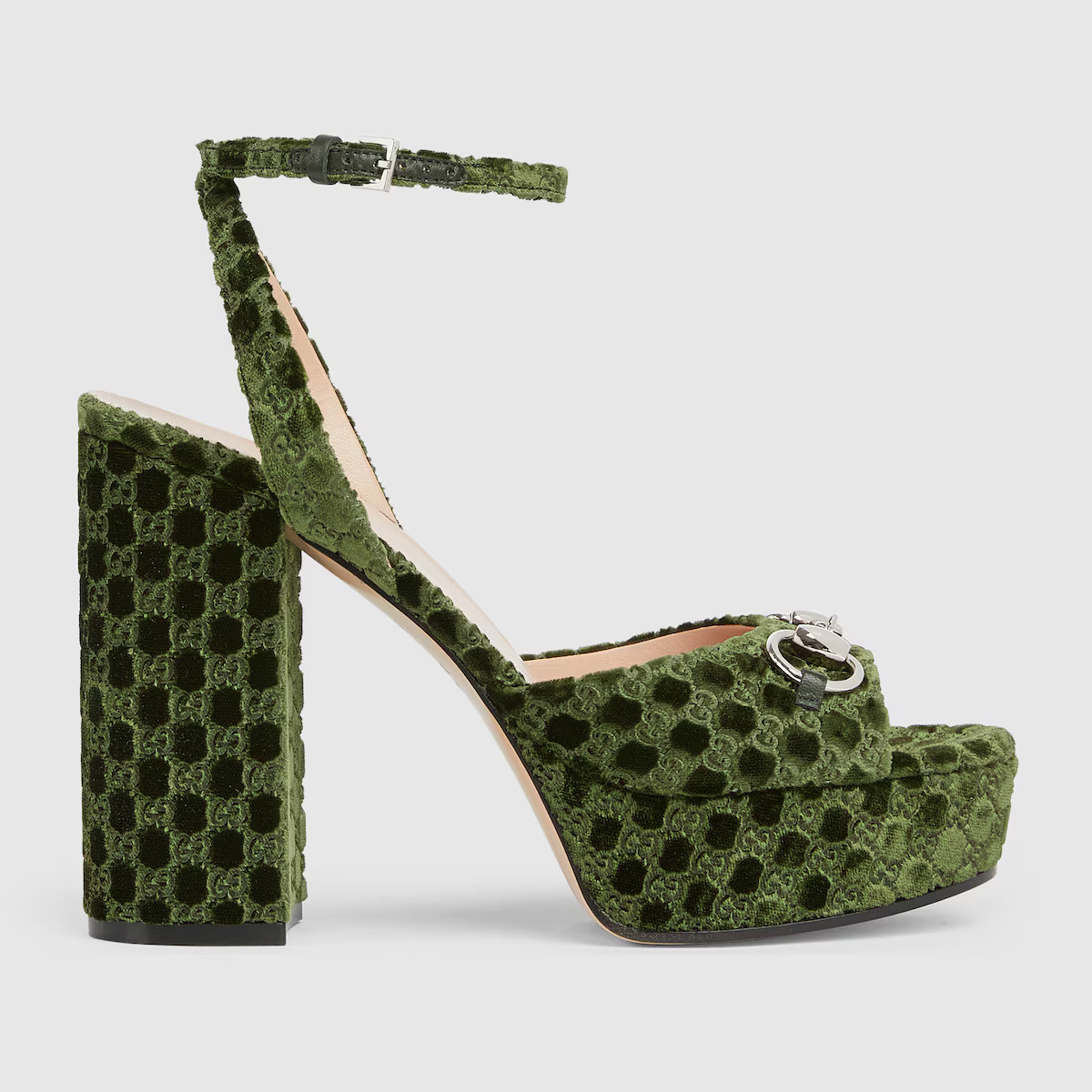 Gucci - Women's platform sandal with Horsebit | Gucci (US)