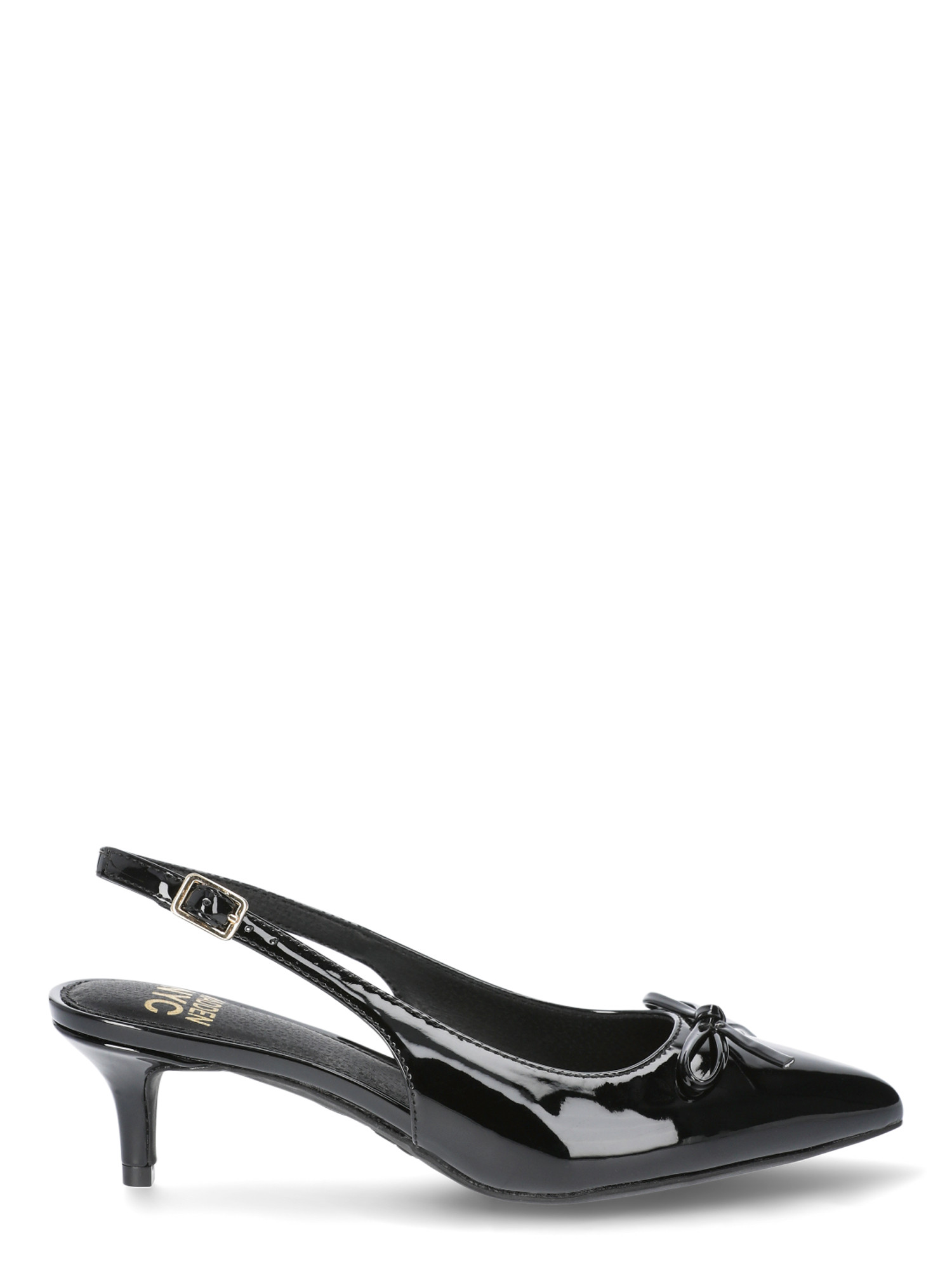 Madden NYC Women's Slingback Kitten Heel with Bow - Walmart.com | Walmart (US)