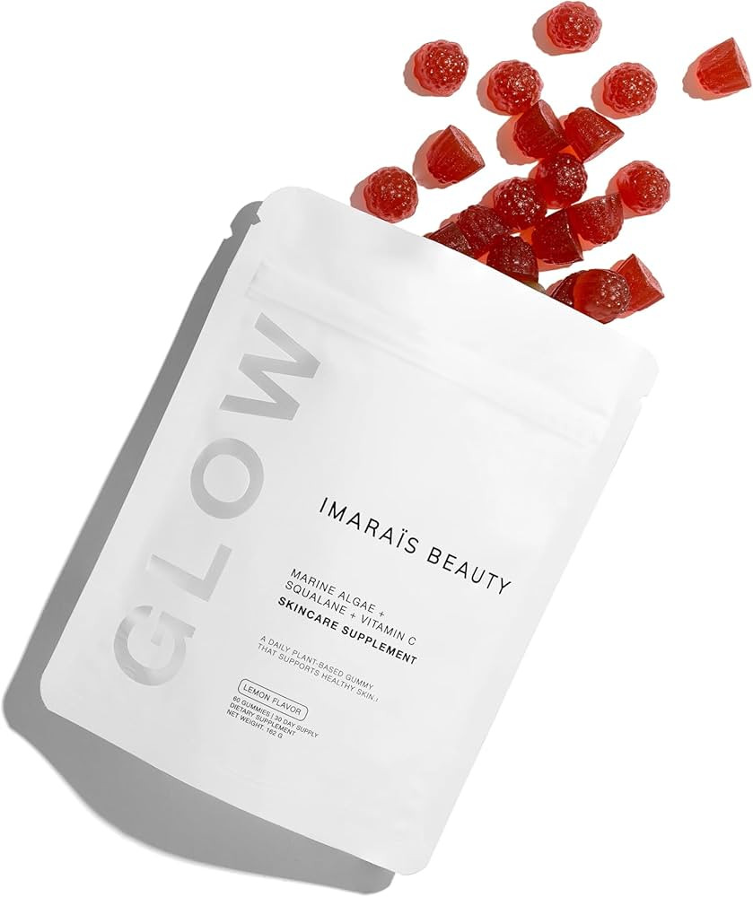 IMARAÏS BEAUTY by Sommer Ray Glow Skincare Gummy - Vegan Squalane, Vitamin-C, Marine Algae - Lem... | Amazon (US)