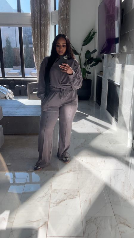 loving this sweatsuit, so comfy and stylish… Comes in multiple colors, I am wearing a large for reference and style it with my Adidas samba! 

#LTKfindsunder50 #LTKshoecrush #LTKstyletip