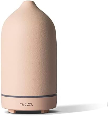 Wanlola Stone Diffuser,Ceramic Essential Oil Diffuser, 120ml Handcrafted Ultrasonic Aromatherapy ... | Amazon (US)