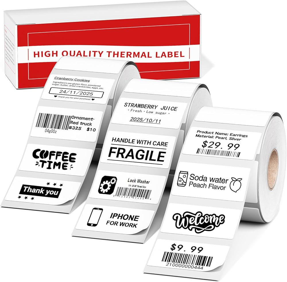 M110 Thermal Labels - 1.96"x0.78"(50x20mm), 960 PCS Label Printer Paper Compatible with Phomemo M... | Amazon (US)
