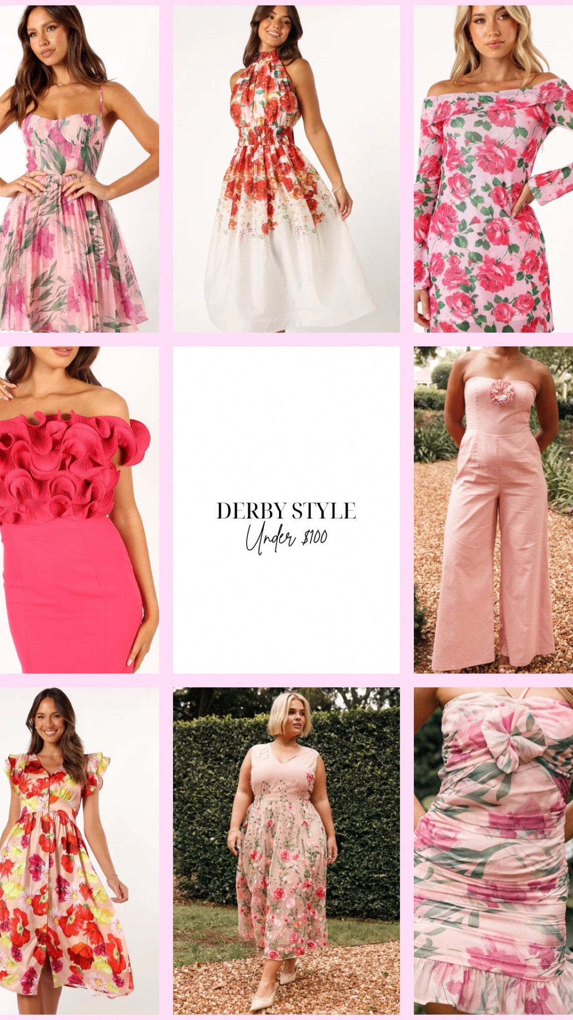 off the shoulder derby dress Two Best, Affordable Dress Options for Easter & Kentucky Oaks