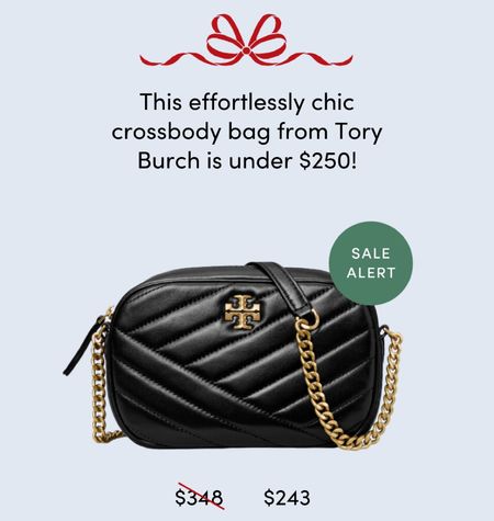 Chic crossbody bag from Tory Burch is on sale now!

#LTKsalealert #LTKCyberWeek #LTKGiftGuide