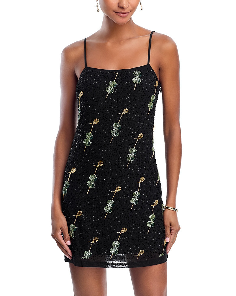 Aqua x Angelica Hicks Dirty Olive Sleeveless Mini Dress - Exclusive | Bloomingdale's (US)