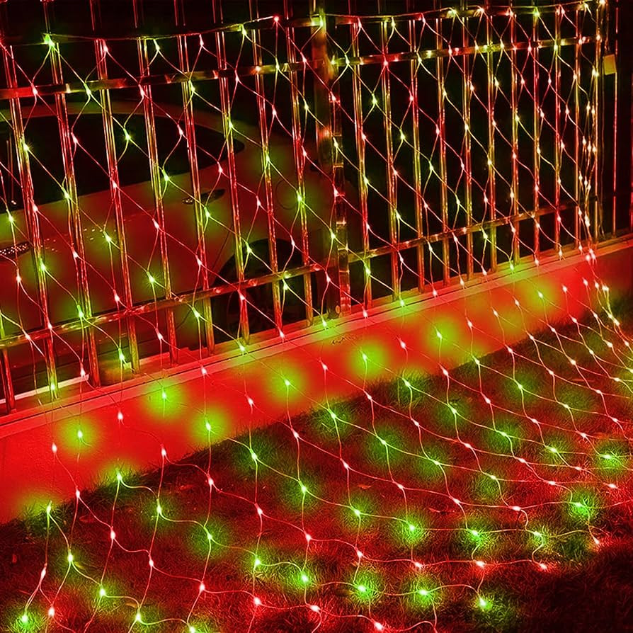 Dazzle Bright Christmas Net Lights, 360 LED 12FT x 5 FT Transparent Wire Waterproof Connectable S... | Amazon (US)