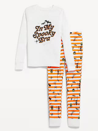 Gender-Neutral Snug-Fit Graphic Pajama Set for Kids | Old Navy (US)
