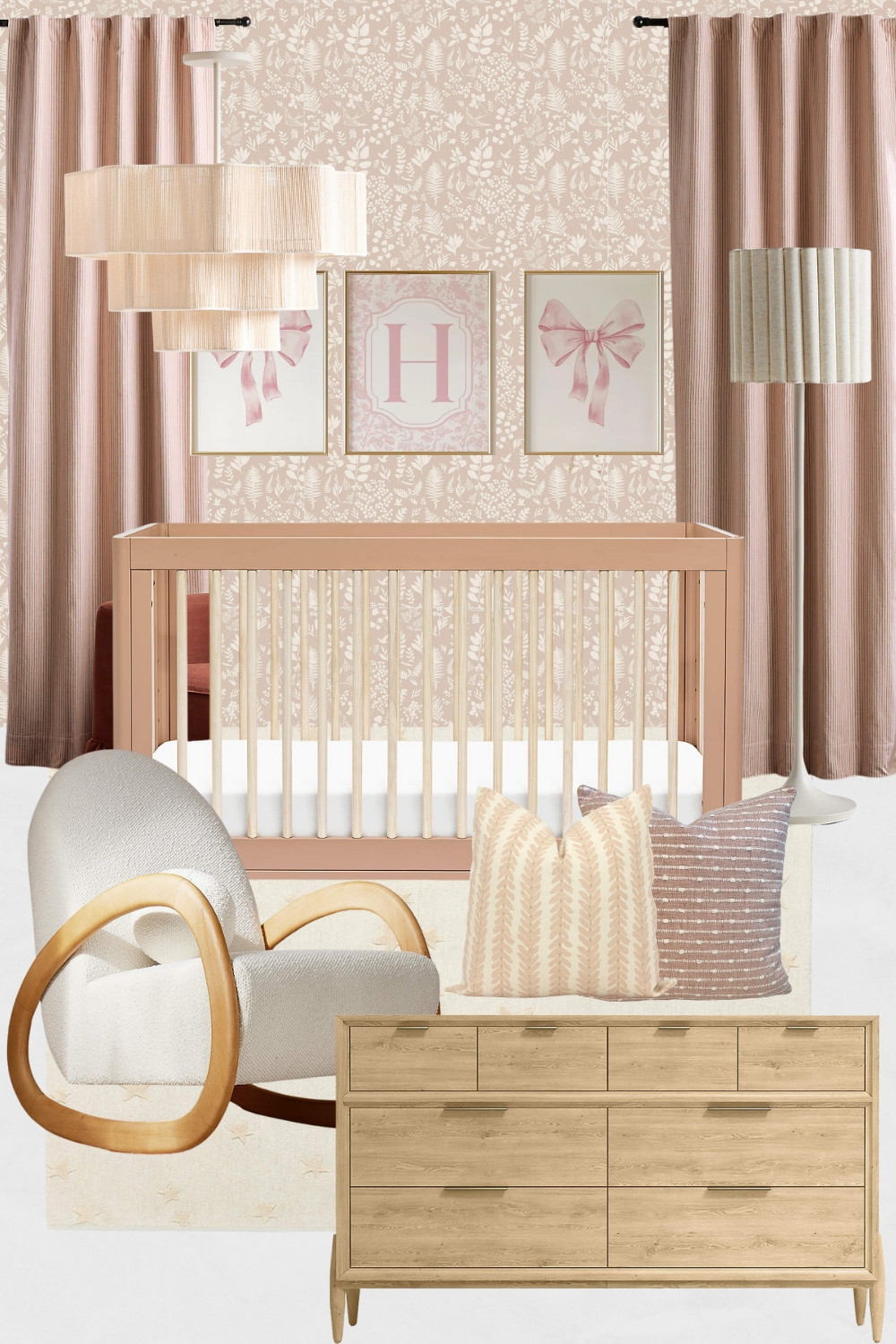 Kids Nursery, Pink Girls' Nursery, Pink Nursery Moodboard, Pink Nursery Design Ideas, Pink Nursery Decor, Crib, Crate & Barrel, Crate & Kids, Pink Wall Art, Cute Nursery Design

#homedecor #kidsroom #nursery #pinknurserydesign #pinknurserydecor #cutenursery 

 

#LTKHome #LTKStyleTip #LTKBaby