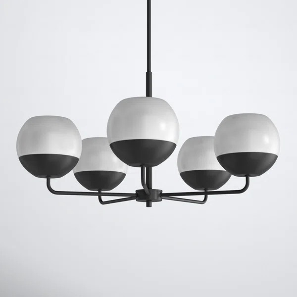 Avoca 5 Light Metal Dimmable Chandelier | Wayfair North America
