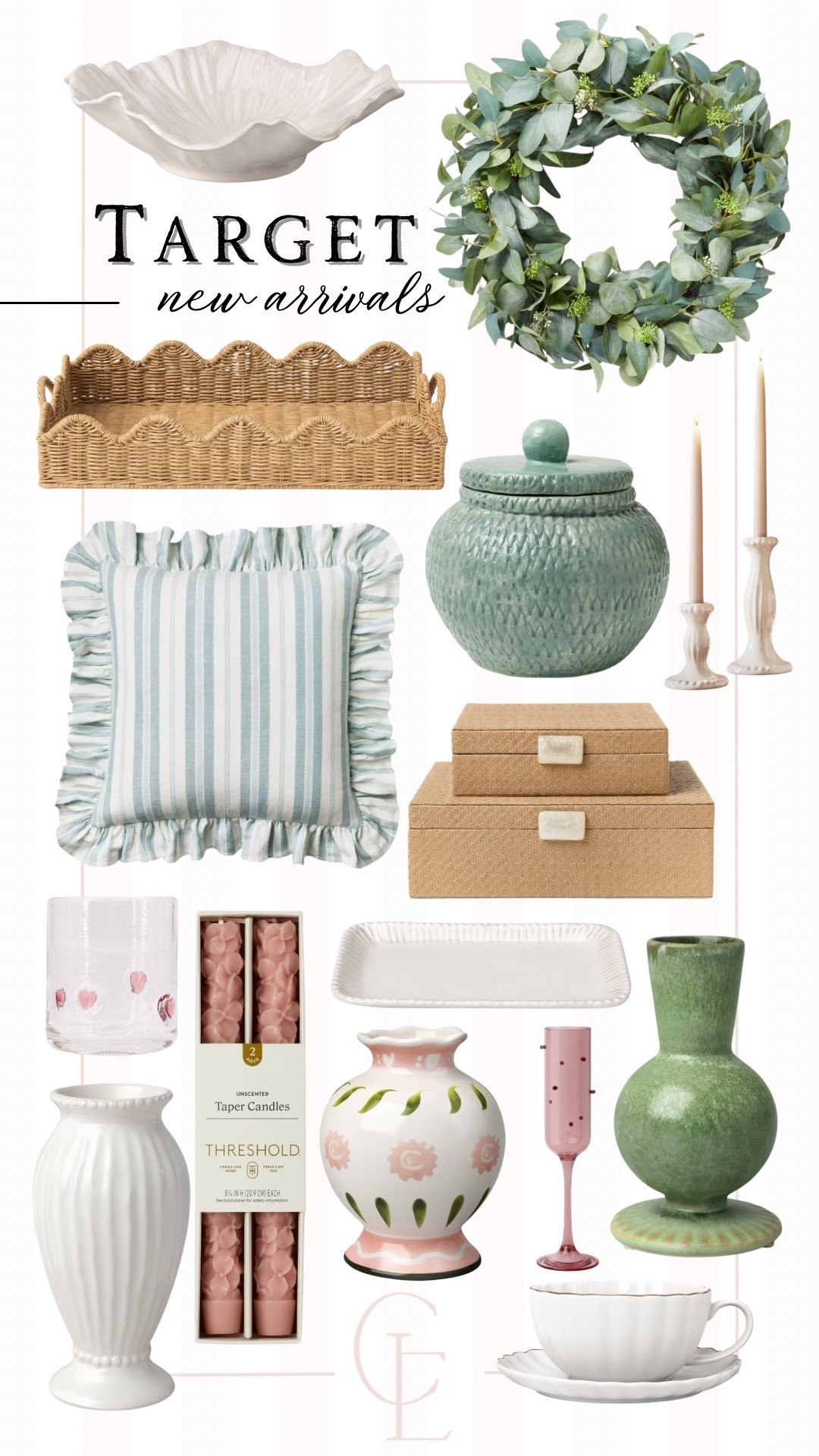 Target new arrivals, home decor