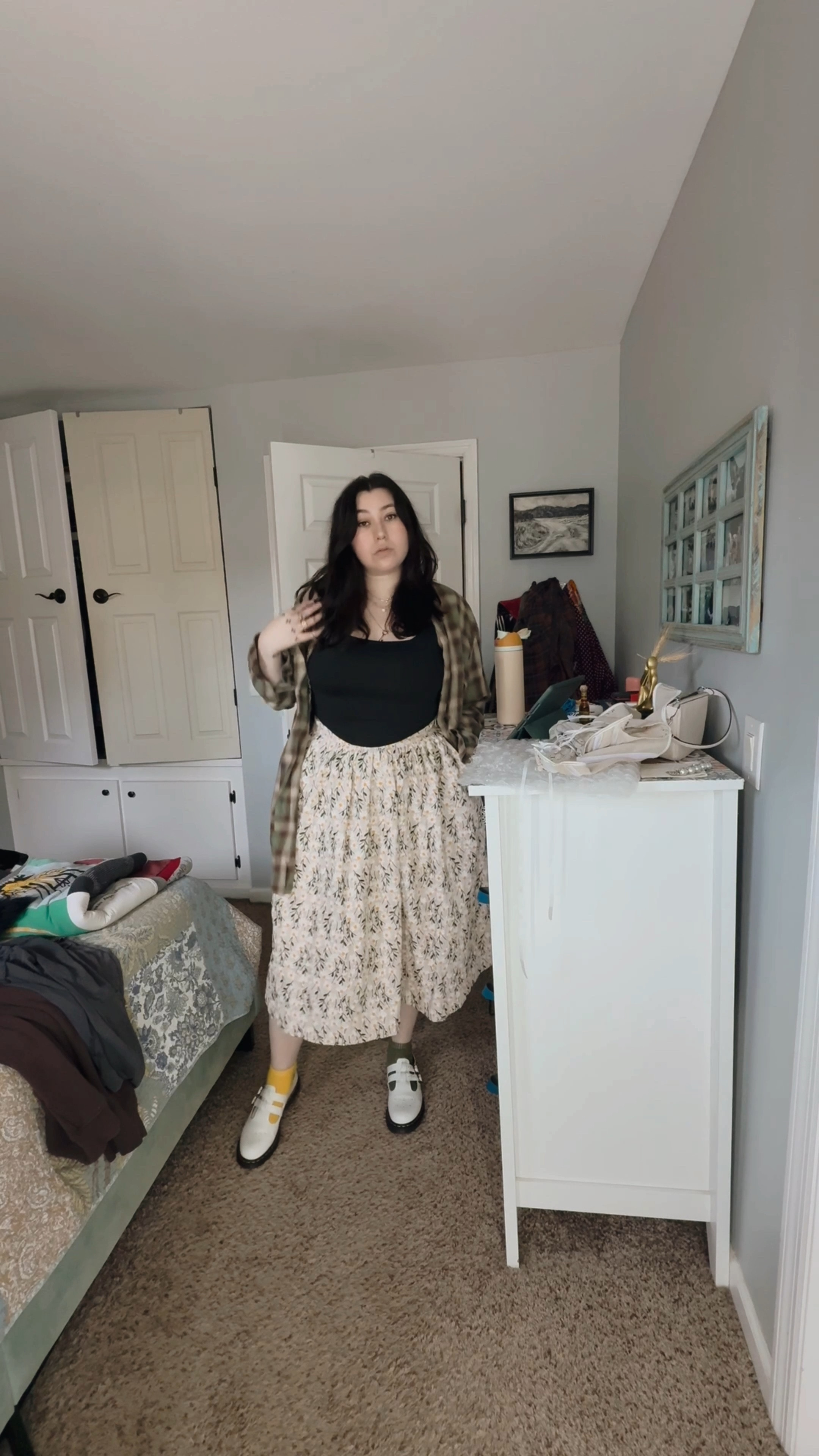 Casual Sunday skirt outfit #midsizeoutfit #fallfit 

#LTKPlusSize #LTKFindsUnder100 #LTKMidsize