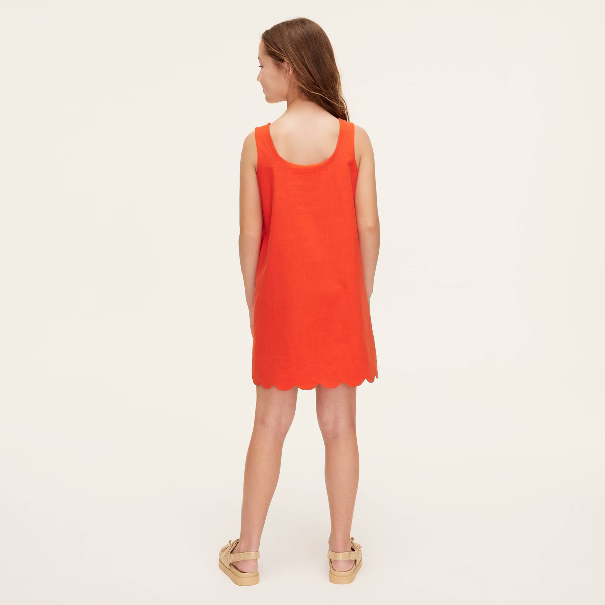 Girls' Scalloped Shift Dress - kate spade new york x Target Red | Target