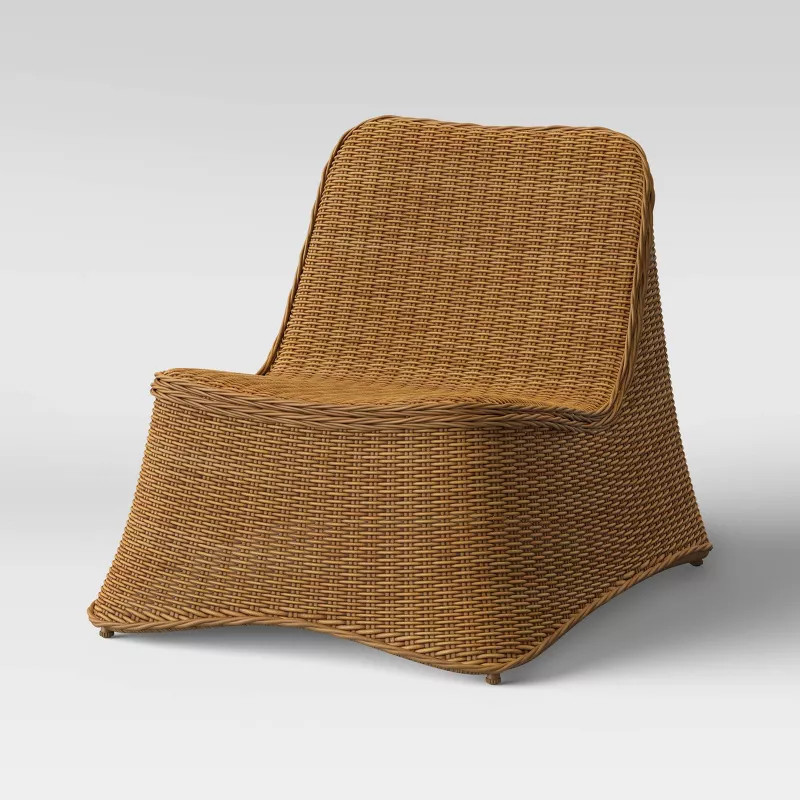 Wexler 2pk Wicker Stacking Patio Chair - Natural - Threshold™ | Target